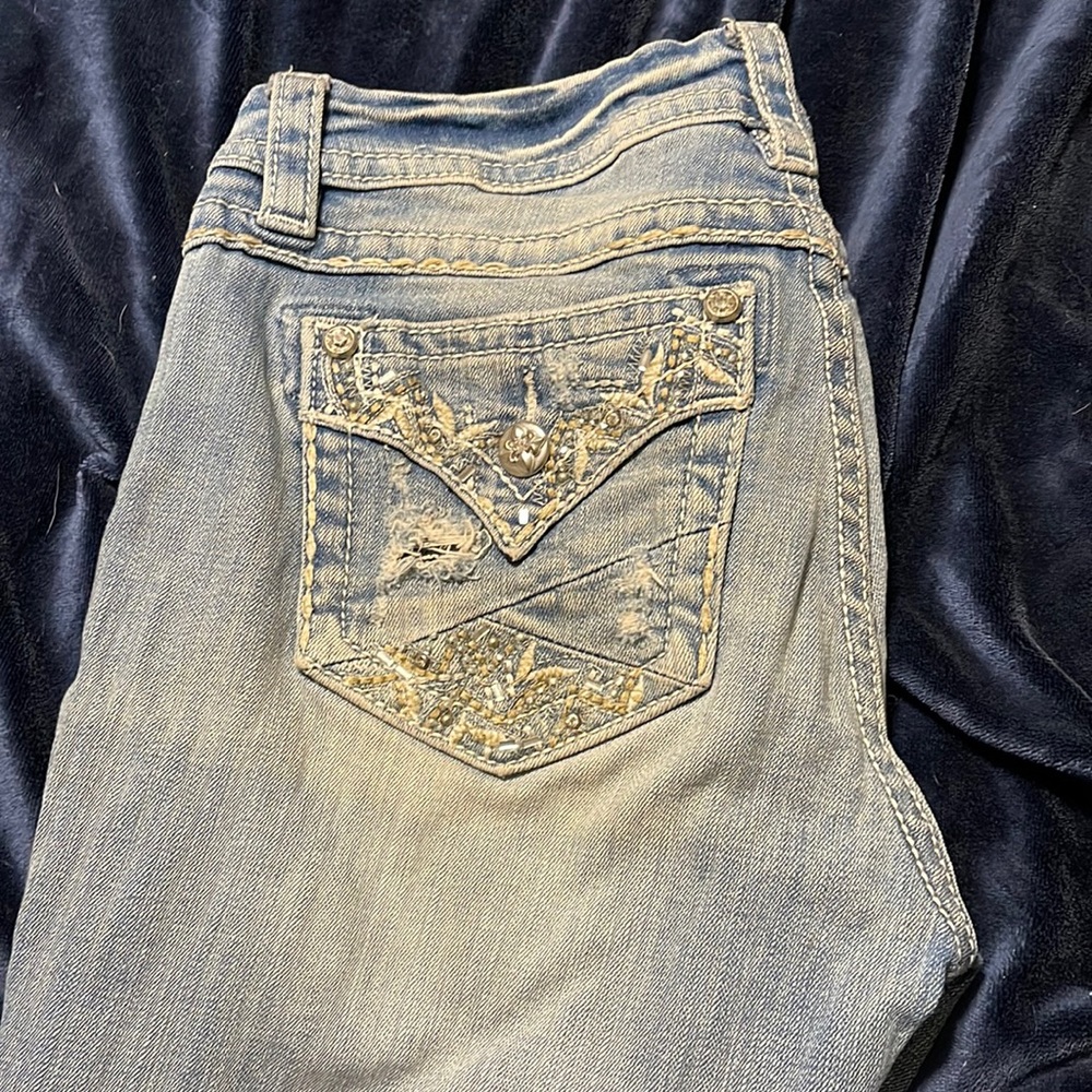 Miss me jeans mid rise easy boot